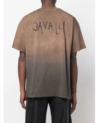 Roberto Cavalli Animalier Patch Gradient T Shirt