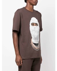 Ih Nom Uh Nit Balaclava Print Detail T Shirt