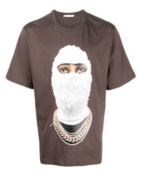 Ih Nom Uh Nit Balaclava Print Detail T Shirt