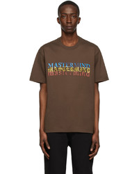 Mastermind World Brown Cotton T Shirt