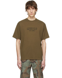 Undercover Brown Cotton T Shirt