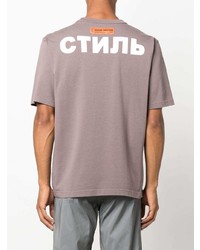 Heron Preston Graphic Print Short Sleeved T Shirt