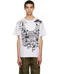 SC103 Gray Graphic T Shirt