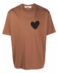 Haikure Heart Print T Shirt