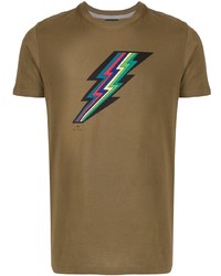 PS Paul Smith Logo Lightning Print T Shirt