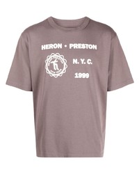 Heron Preston Medieval Heron Organic Cotton T Shirt