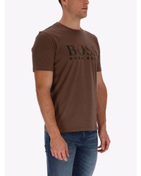 BOSS HUGO BOSS Mixed Print Logo T Shirt