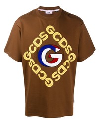 Gcds Retro Logo Print T Shirt