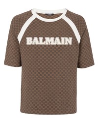 Balmain Retro Mini Monogram T Shirt
