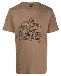 Deus Ex Machina Riding Graphic Print T Shirt