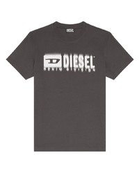 Diesel T Diegor L6 Logo Print Cotton T Shirt