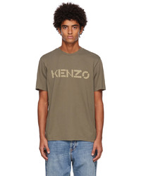 Kenzo Taupe Logo T Shirt