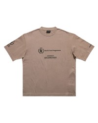 Balenciaga Wfp Print Cotton T Shirt