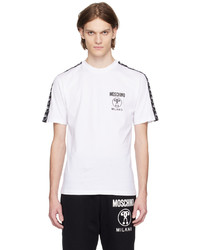 Moschino White Jacquard T Shirt