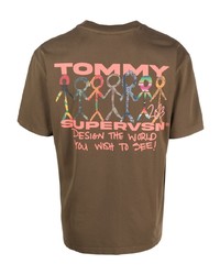Tommy Jeans X Supervsn Graphic Print Cotton T Shirt