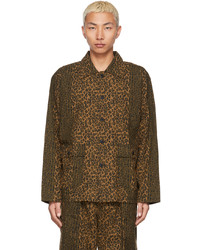 South2 West8 Brown Leopard Hunting Shirt