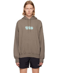 thisisneverthat Taupe Cotton Hoodie