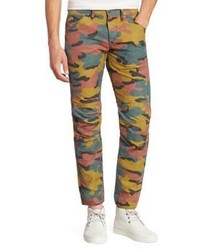 G Star G Star Raw Straight Fit Camo Printed Jeans