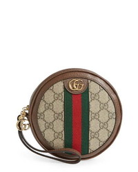 Gucci Ophidia Gg Supreme Canvas Circle Wristlet
