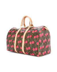 Louis Vuitton Vintage Cherry Keepall 45 Travel Handbag