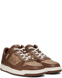 Coach 1941 Brown C201 Signature Sneakers