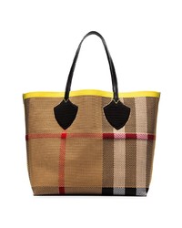 Burberry Beige Giant Fabric Tote Bag