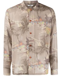 Bode All Over Graphic Print Shirt