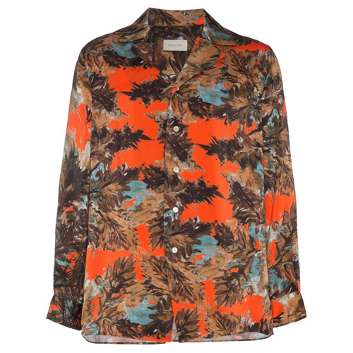 Bed J.W. Ford Graphic Print Gara Shirt, $443 | farfetch.com