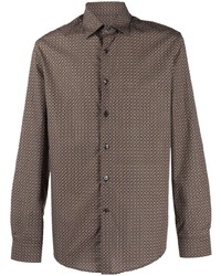 Salvatore Ferragamo Printed Button Up Shirt