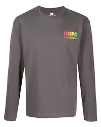 Napa By Martine Rose Chest Logo Long Sleeve T Shirt