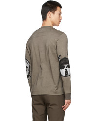 Givenchy Khaki Chito Edition Slim Fit Tag Effect T Shirt