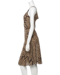 Diane von Furstenberg Silk Printed Dress