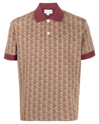 Lacoste All Over Print Polo Shirt