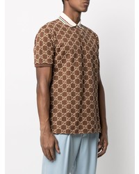 Gucci Gg Supreme Short Sleeve Polo Shirt