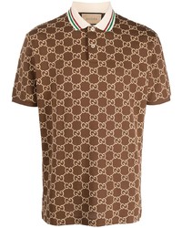 Gucci Gg Supreme Short Sleeve Polo Shirt