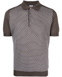 Malo Printed Short Sleeved Polo Shirt