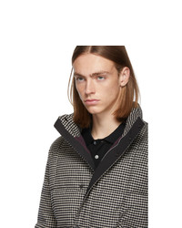 Ps By Paul Smith Black And White Down Check Jacket