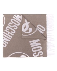 Moschino Logo Print Detail Scarf