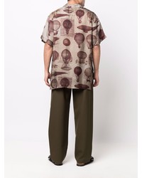 Uma Wang Balloon Print Shortsleeved Shirt