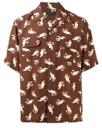 Undercover Cupid Print Two Pocket Shirt