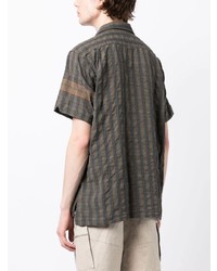 Engineered Garments Stripes Print Camp Shirt