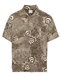 orSlow Turtle Print Short Sleeve T Shirt