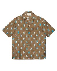Gucci X Dormon Gg Bowling Shirt
