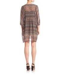 Joie Fawn Paisley Printed Silk Dress