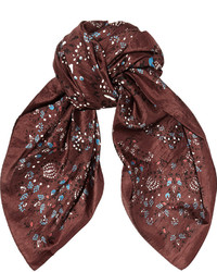 Etoile Isabel Marant Toile Isabel Marant Andy Floral Print Silk Scarf