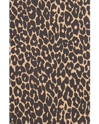 Michael Kors Michl Kors Leopard Print Silk Georgette Shirtdress