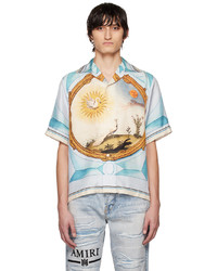Amiri Multicolor Landscape Frame Bowling Shirt