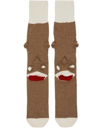 Doublet Brown Knit Sock Socks