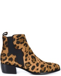Pierre Hardy Leopard Print Boots