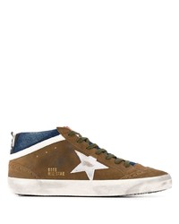 Golden Goose Distressed Finish Low Top Sneakers